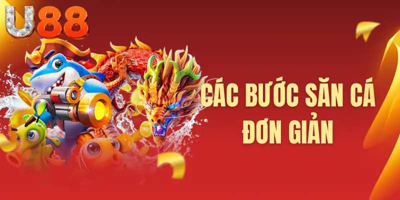 Các bước săn cá đơn giản