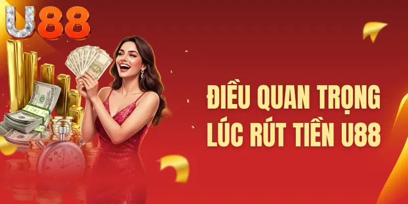 Điều quan trọng lúc rút tiền U88